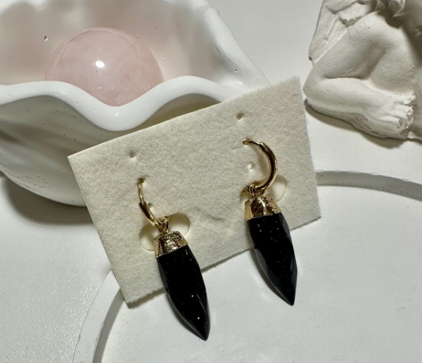 Серьги из Авантюрина «Ночи Каира»