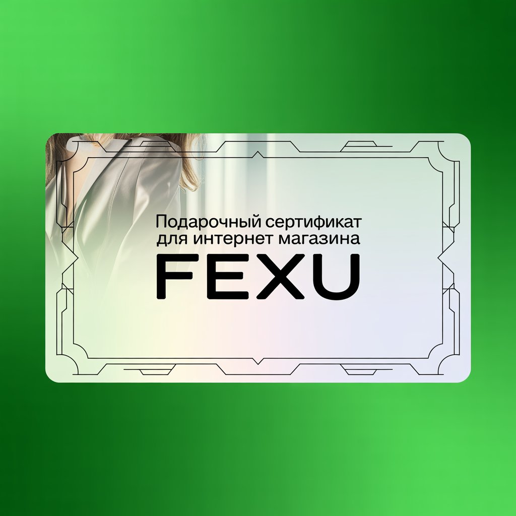  Электронный подарочный сертификат